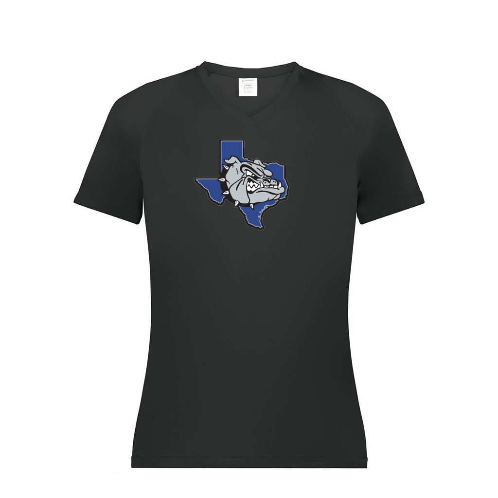 Ladies Smooth Sport V-Neck T-Shirt