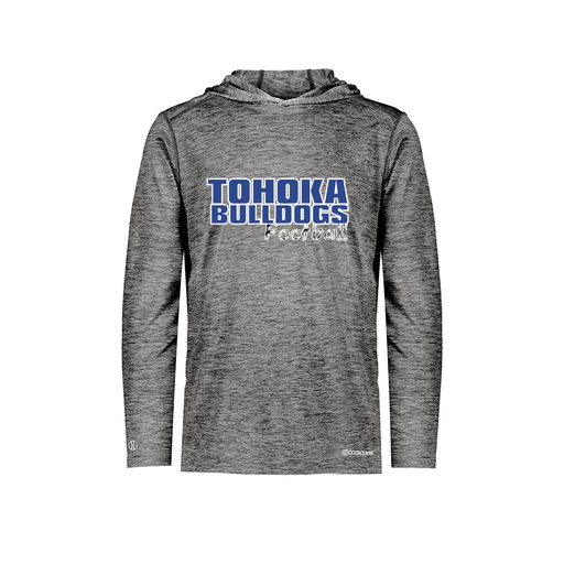 [FOLHCGBK-AS-LOGO2] Decker Men's Charge Hoodie (Adult S, Black, Logo 2)