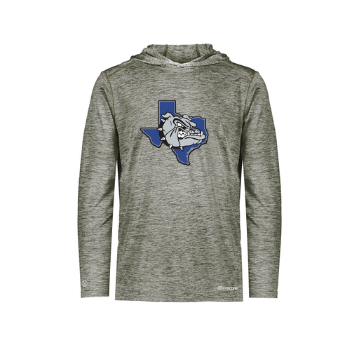 [FOLHCGGY-AS-LOGO1] Decker Men's Charge Hoodie (Adult S, Gray, Logo 1)