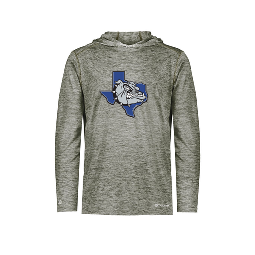 [FOLHCGGY-YS-LOGO1] Decker Youth Charge Hoodie (Youth S, Gray, Logo 1)