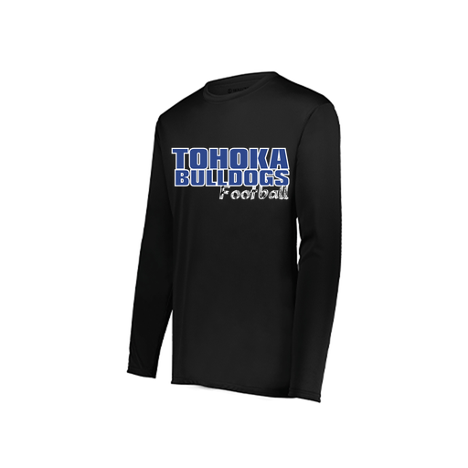 [222822.080.XS-LOGO2] Men's LS Smooth Sport Shirt (Adult XS, Black, Logo 2)