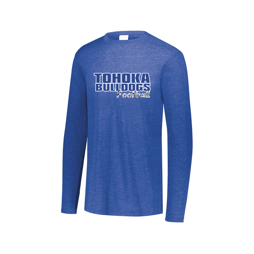 [3075.U55.XS-LOGO2] Men's LS Ultra-blend T-Shirt (Adult XS, Royal, Logo 2)